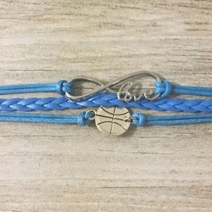 Basketball Charm Bracelet - Infinity Love